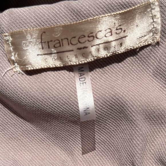 Francesca’s Collections neutral jacket size small - Picture 3 of 16